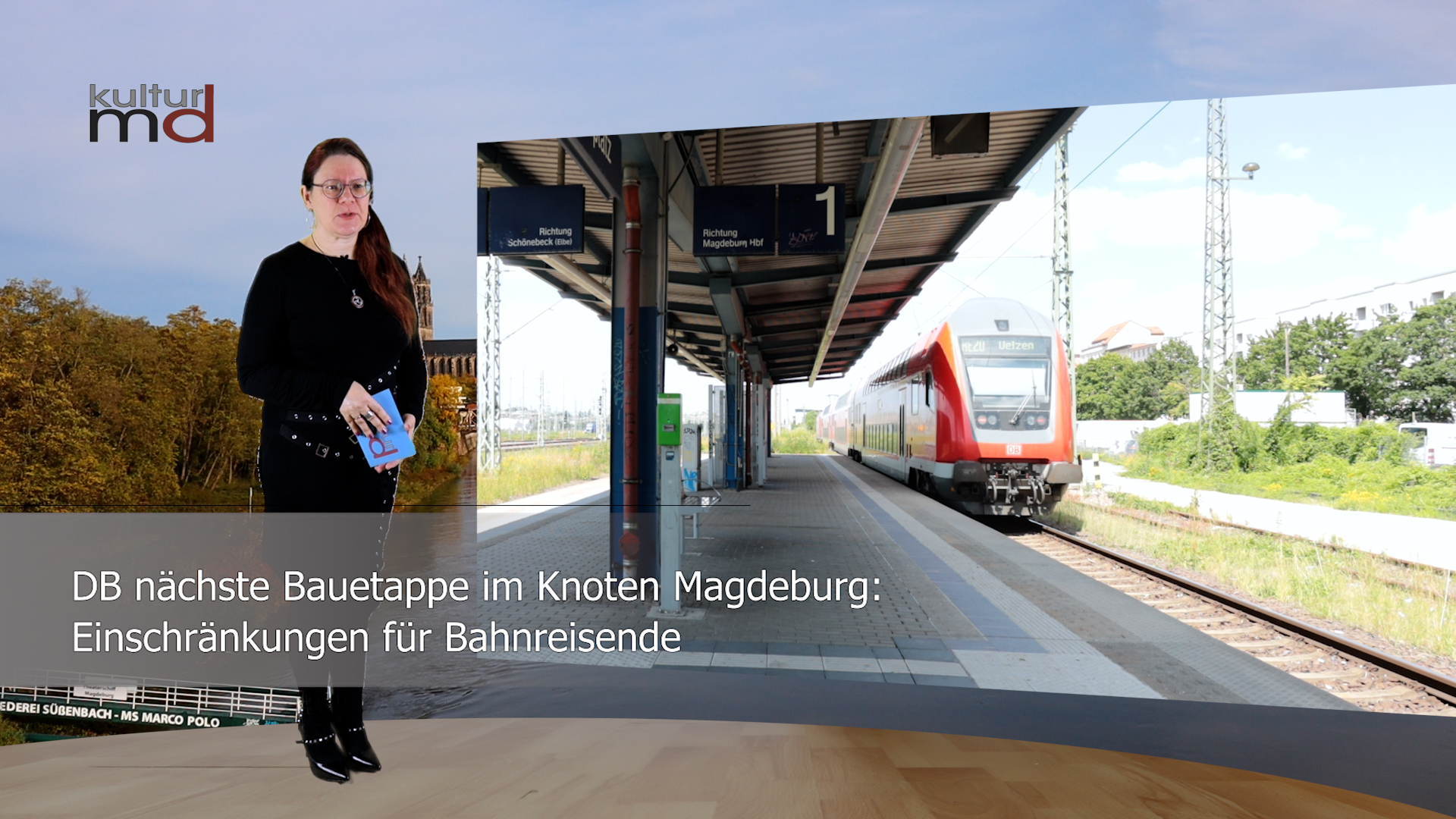 22.11.24: DB nächste Bauetappe im Knoten Magdeburg: Einschränkungen für Bahnreisende