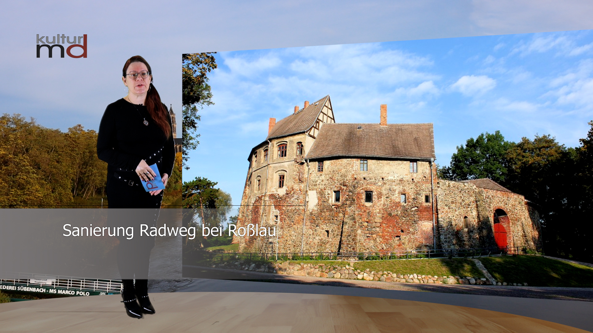 22.11.24: Sanierung Radweg bei Roßlau