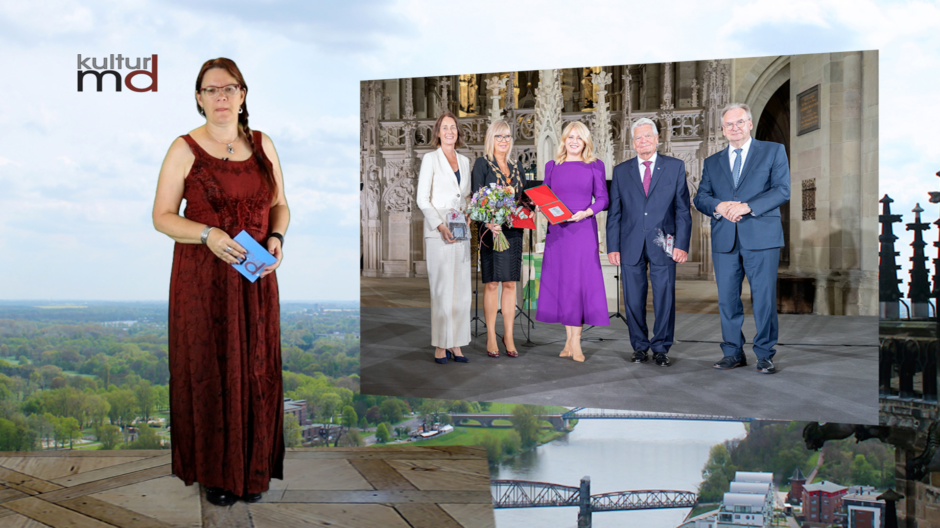 Slowakische Präsidentin Zuzana Čaputová mit dem Kaiser-Otto-Preis 2023 geehrt 