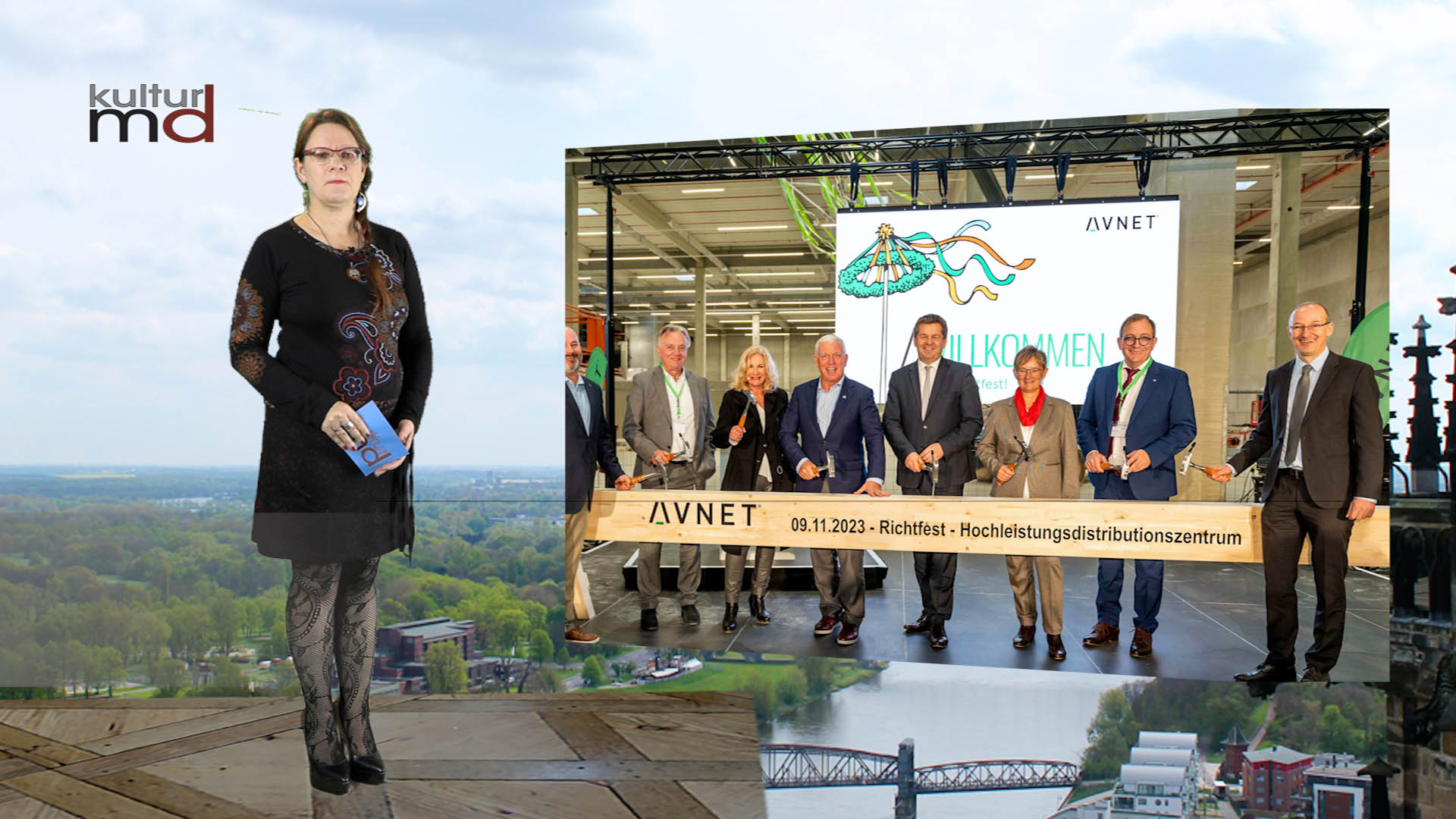 Richtfest für Versandzentrum von Halblreitern in Bernburg
