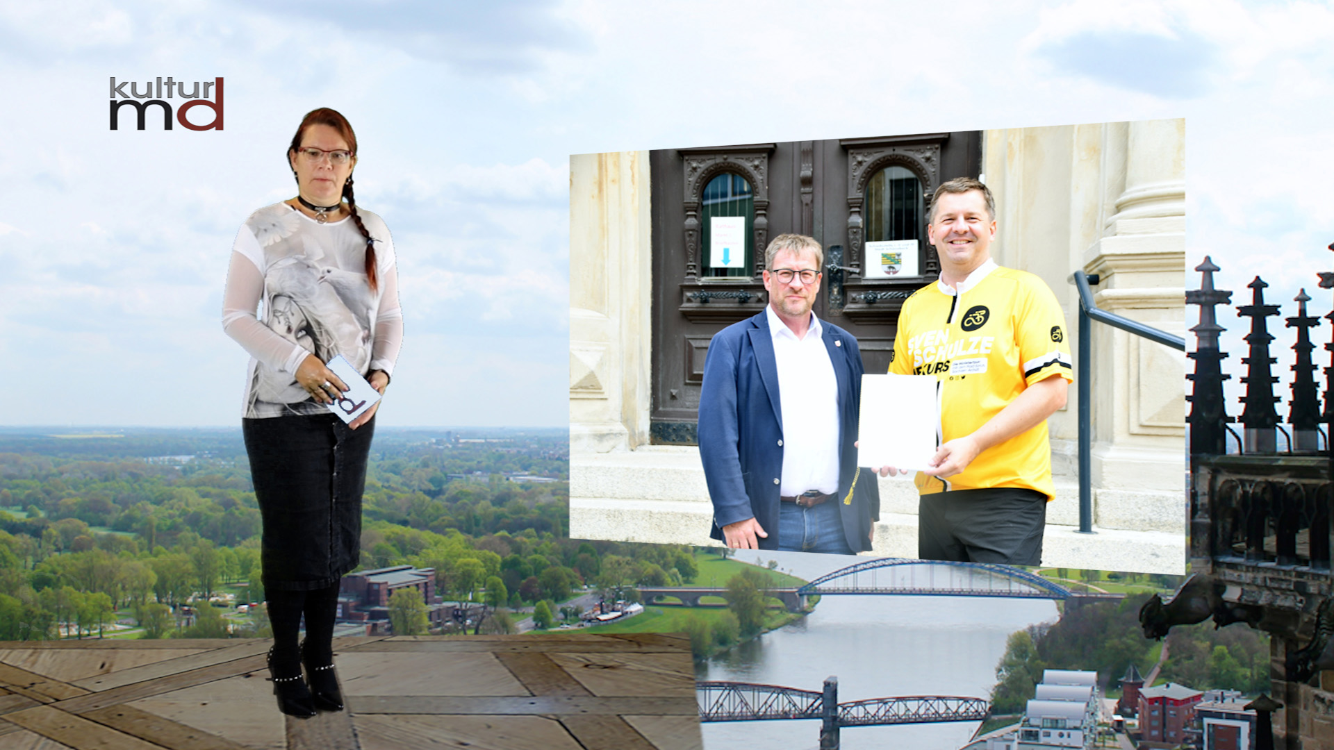 Geld  für digitalen Stadtrundgang in Schönebeck