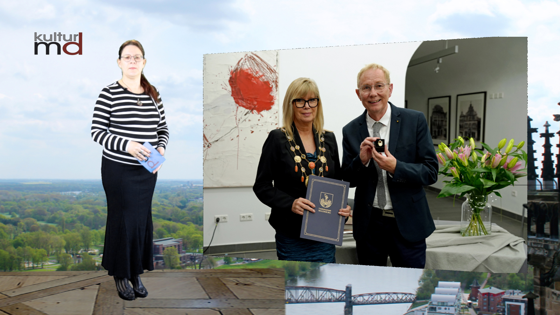 Verleihung des Ehrenrings an Michael Kempchen der Stadt Magdeburg