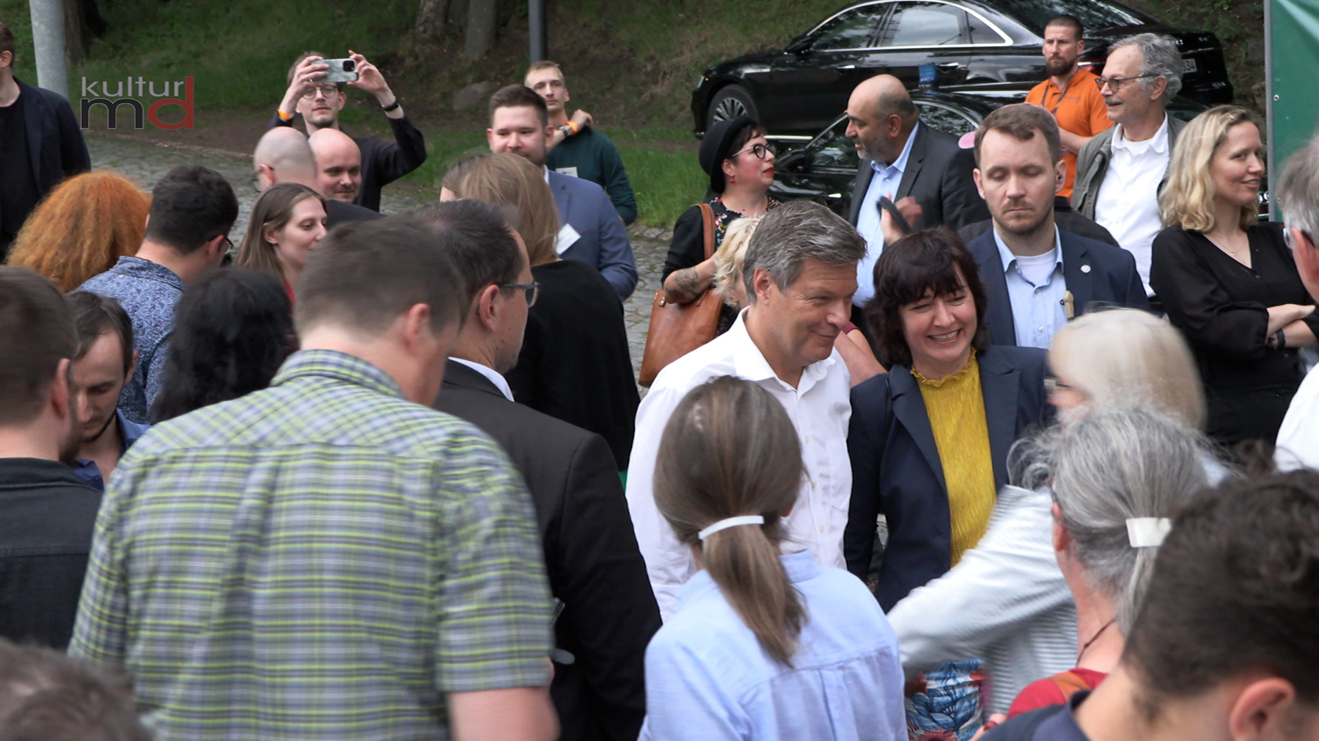 Robert Habeck in Magdeburg zur Kommunalwahl