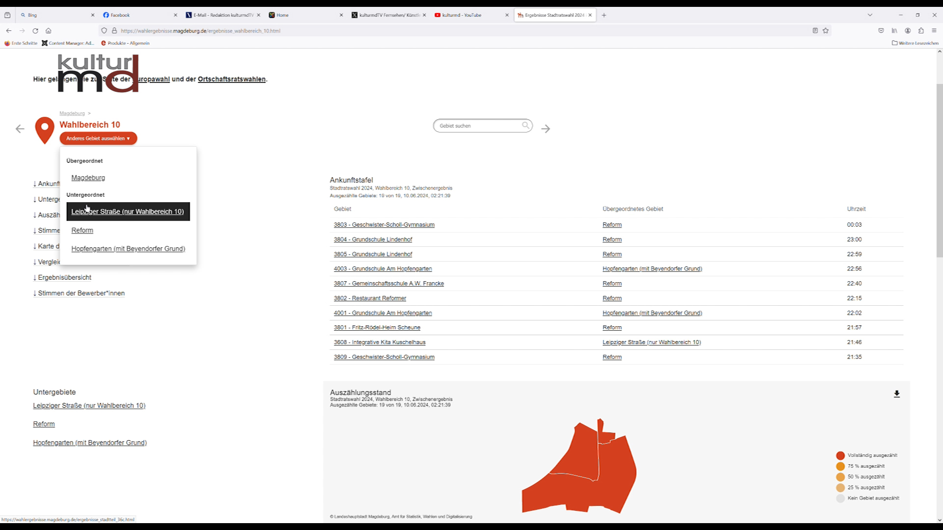 Kommunal- und Europawahl in Magdeburg