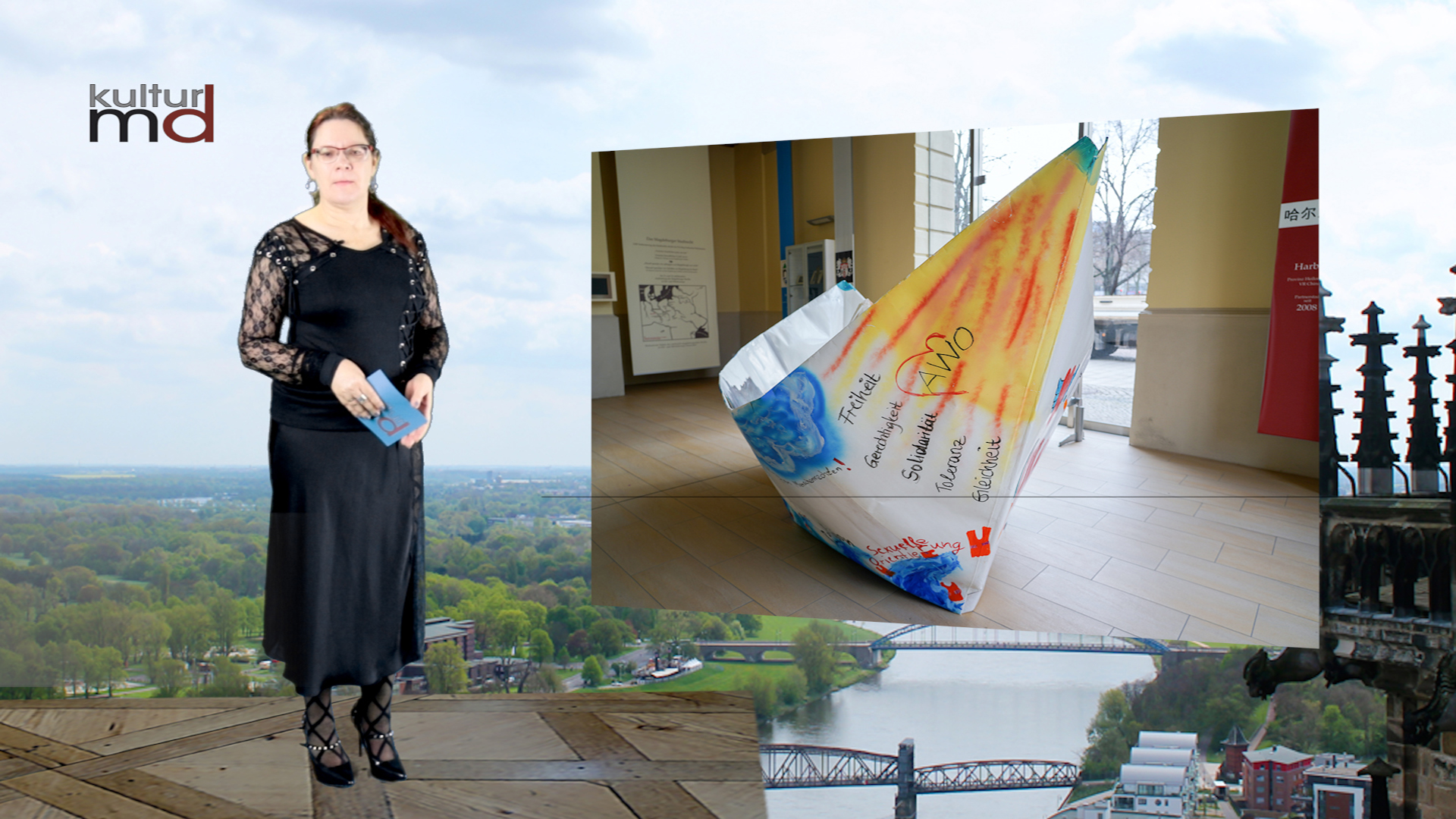 AWO: sozialkritisches Kunstprojekt:  100 Boote – 100 Millionen Menschen