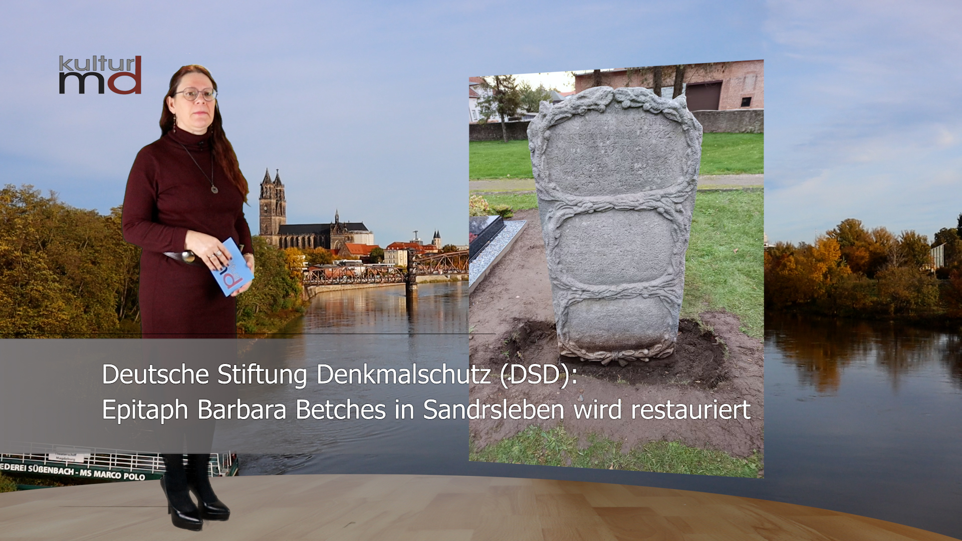 15.11.24: Deutsche Stiftung Denkmalschutz (DSD): Epitaph Barbara Betches wird restauriert