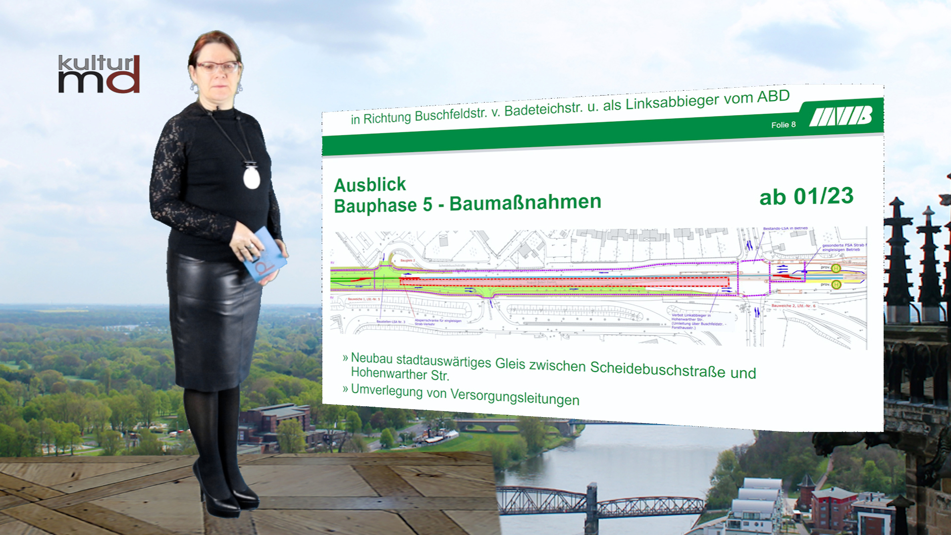 Neubau Straßenbahnstrecke Rothensee:  Veränderungen bei der Linie 10