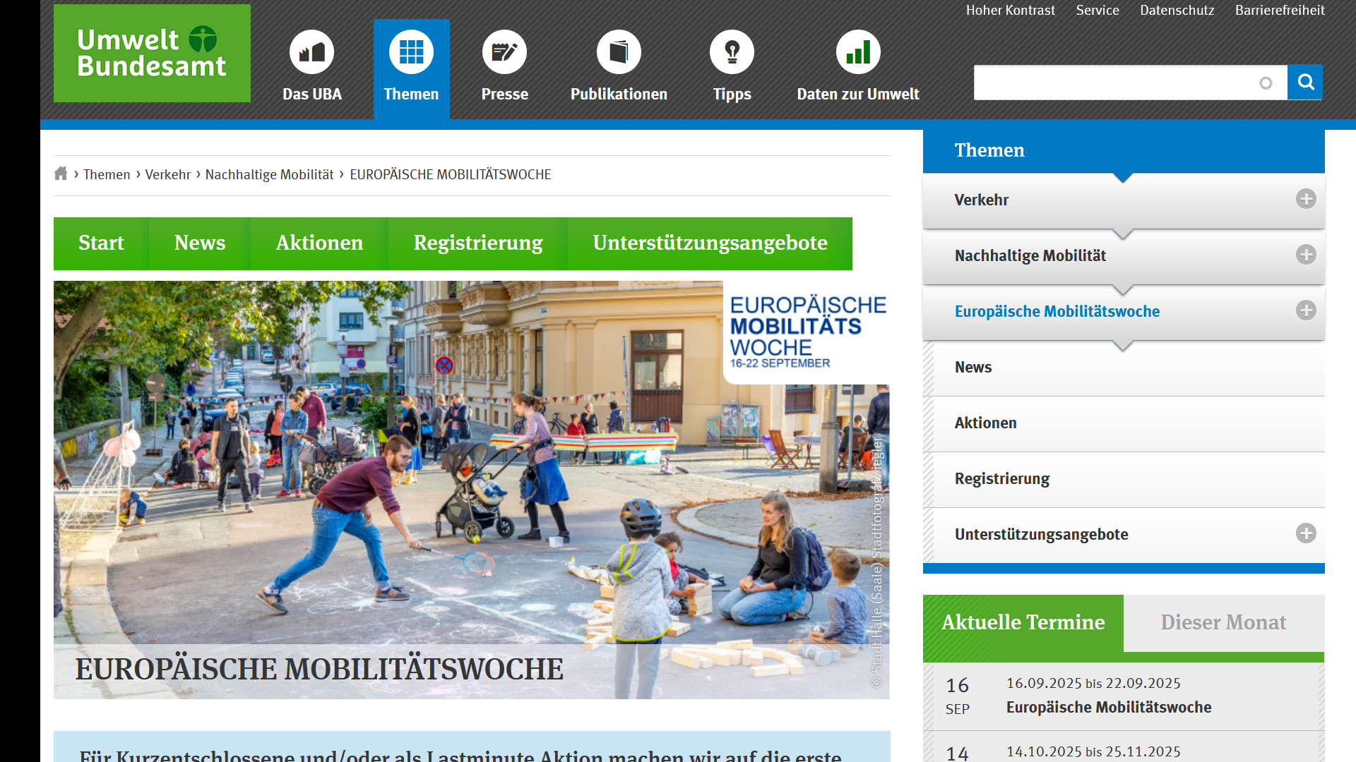 23.09.25: Fahrraddemo für bessere Radwege, Europäische Mobilitätswoche