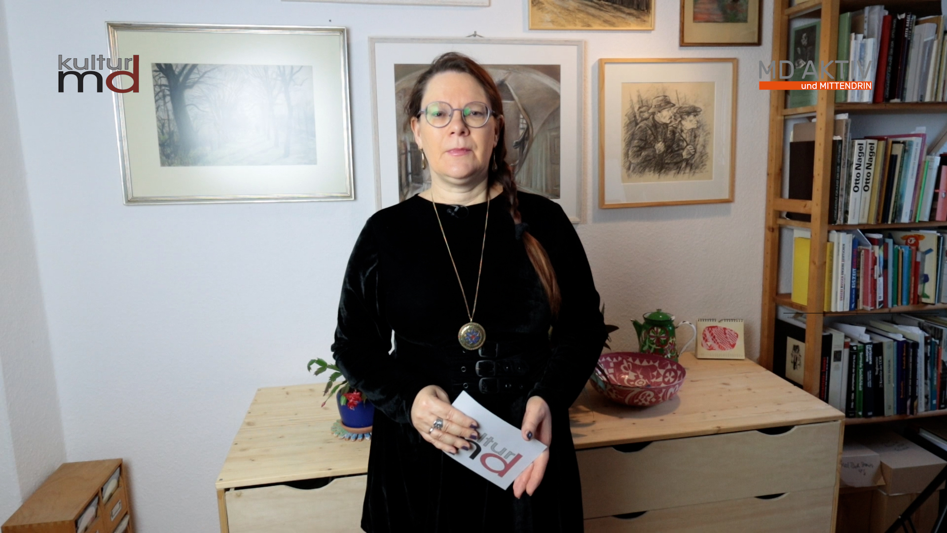 26.11.25: Ausstellung Worte und Bilder von Horst Dieter Gölzenleuchter im Literaturhaus Magdeburg