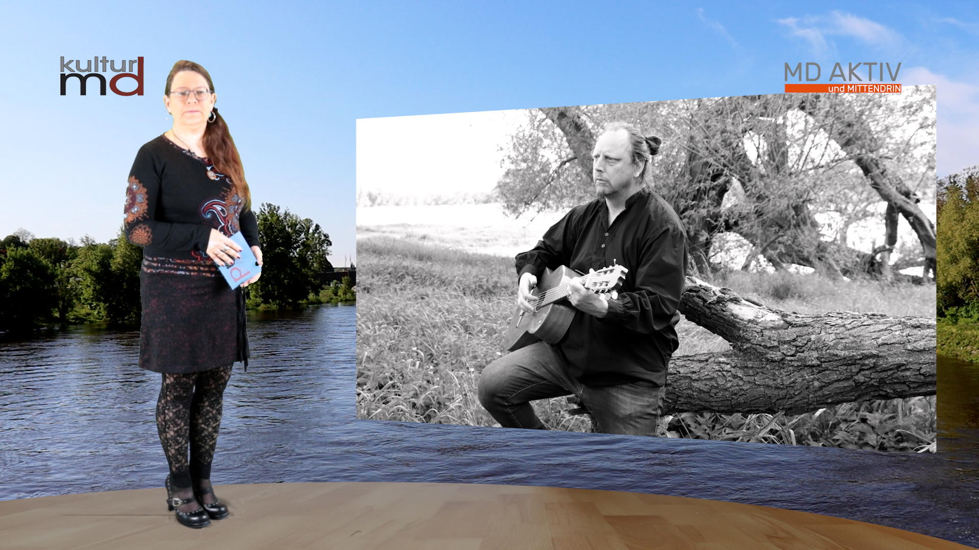 27.04.25: Konzertmusik  mit Bernd Schallenberg/Gitarre im Klosterberge Park
